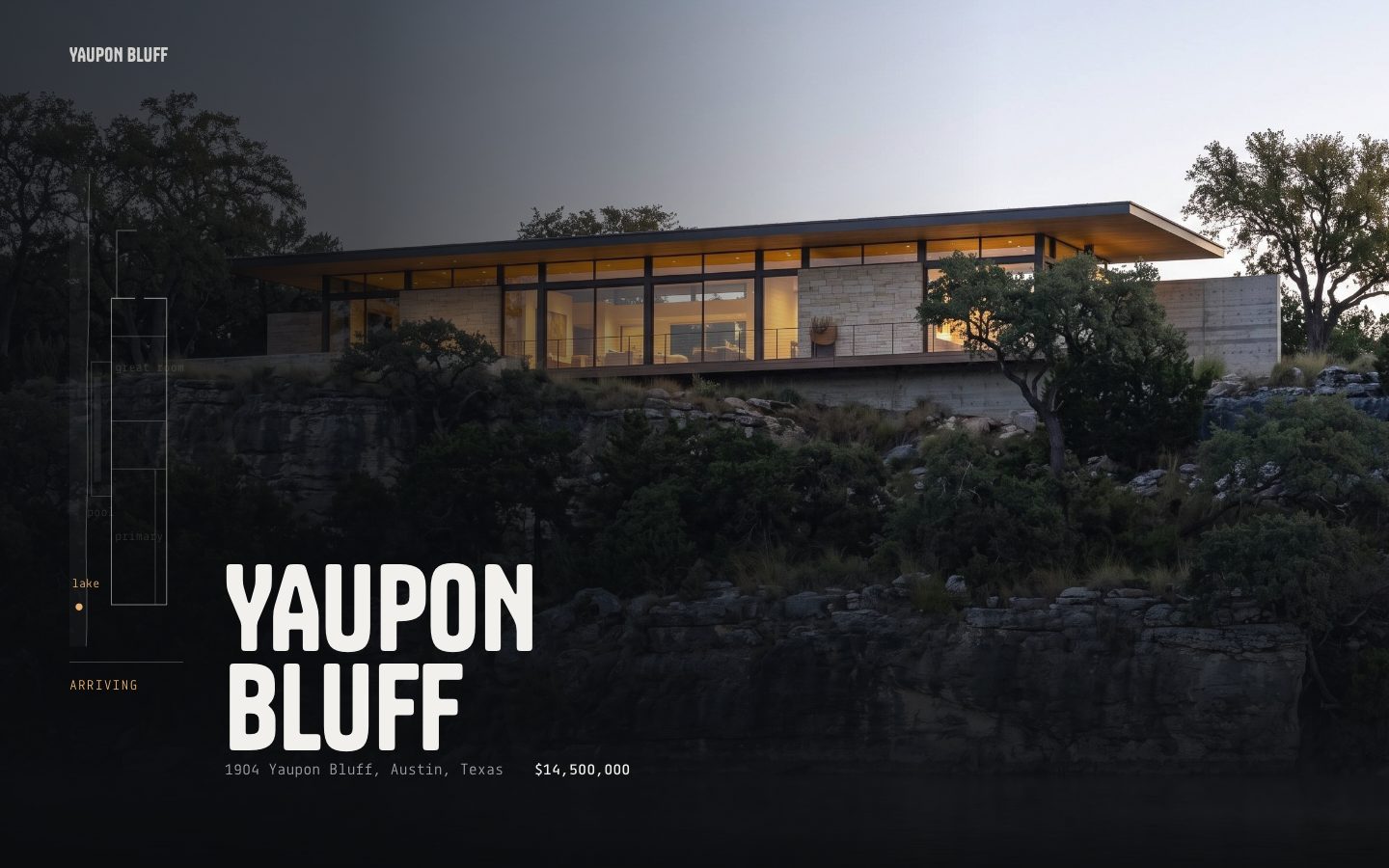 Yaupon Bluff home page
