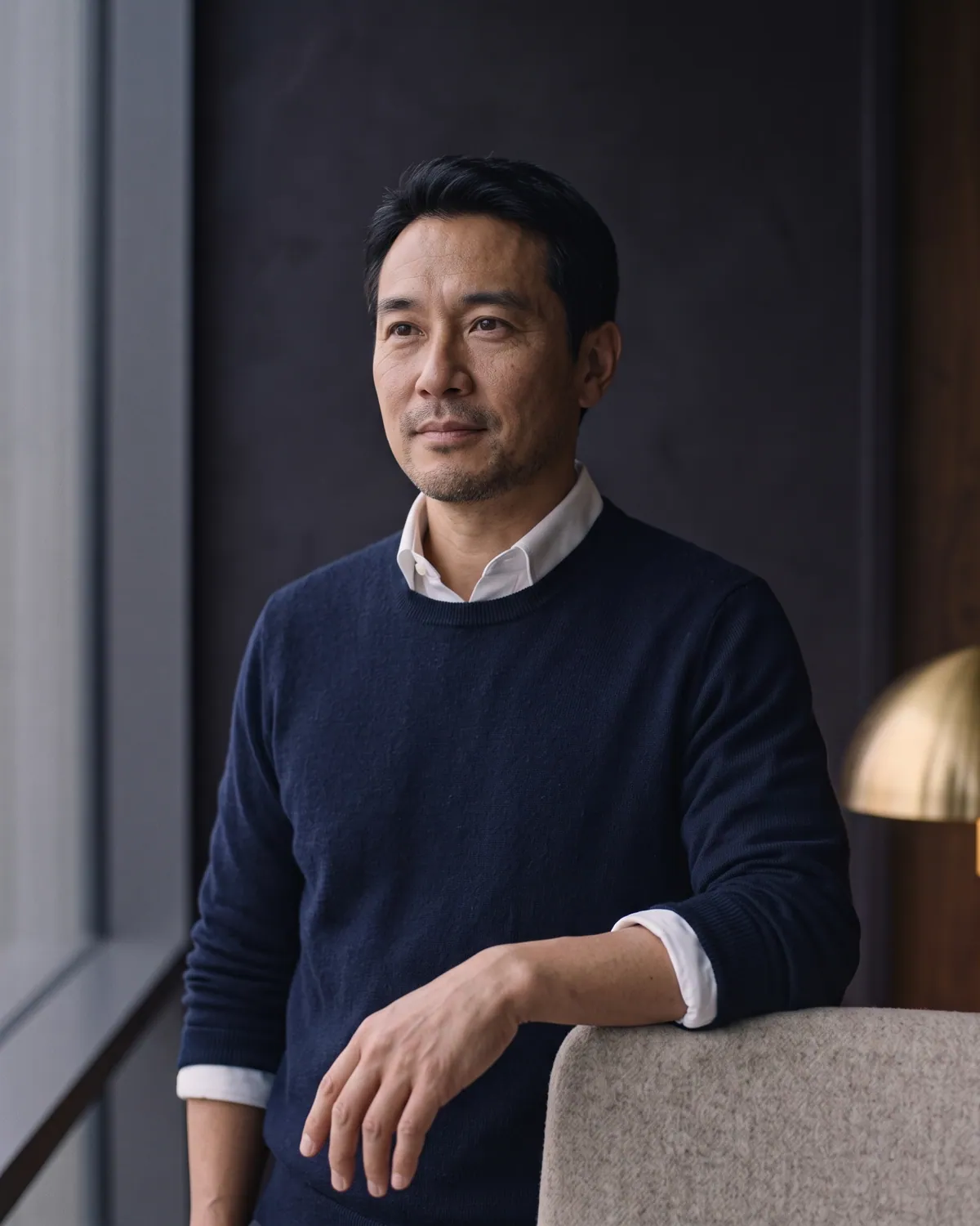 Portrait of Teo Imura, a fictional partner who runs hiring.
